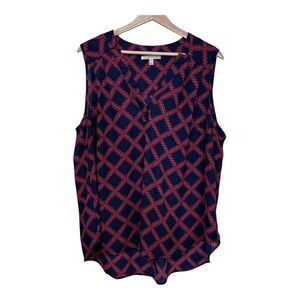 41Hawthorne Shelley Split Neck Blouse size 2x